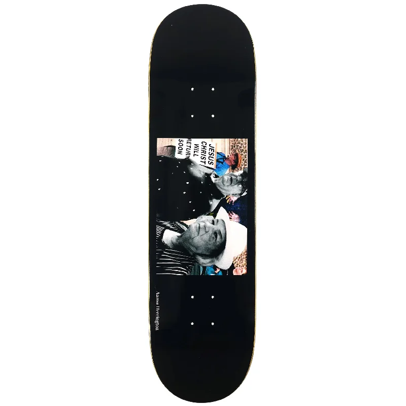 Custom Skateboard Deck For Heavy Riders-Polar Skate Co Aaron Herrington Return Soon Deck Black 8.125