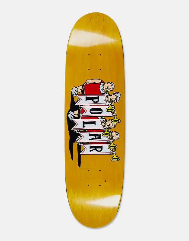 Custom Skateboard Deck For Unique Graphics-Polar Trumpets Skateboard Deck - FOOTBALL Shape 8.75"