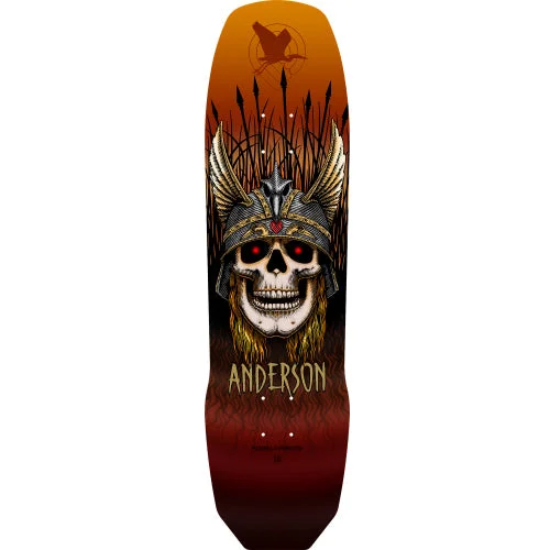 Custom Skateboard Deck For All Ages-Powell Peralta Andy Anderson Heron 2 Rust Skateboard Deck 8.45"