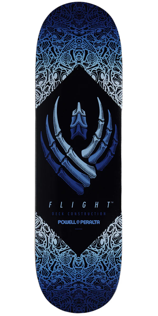 Custom Skateboard Deck For Beginners And Experts-Powell Peralta - Bones Flight - Blue - 9.0