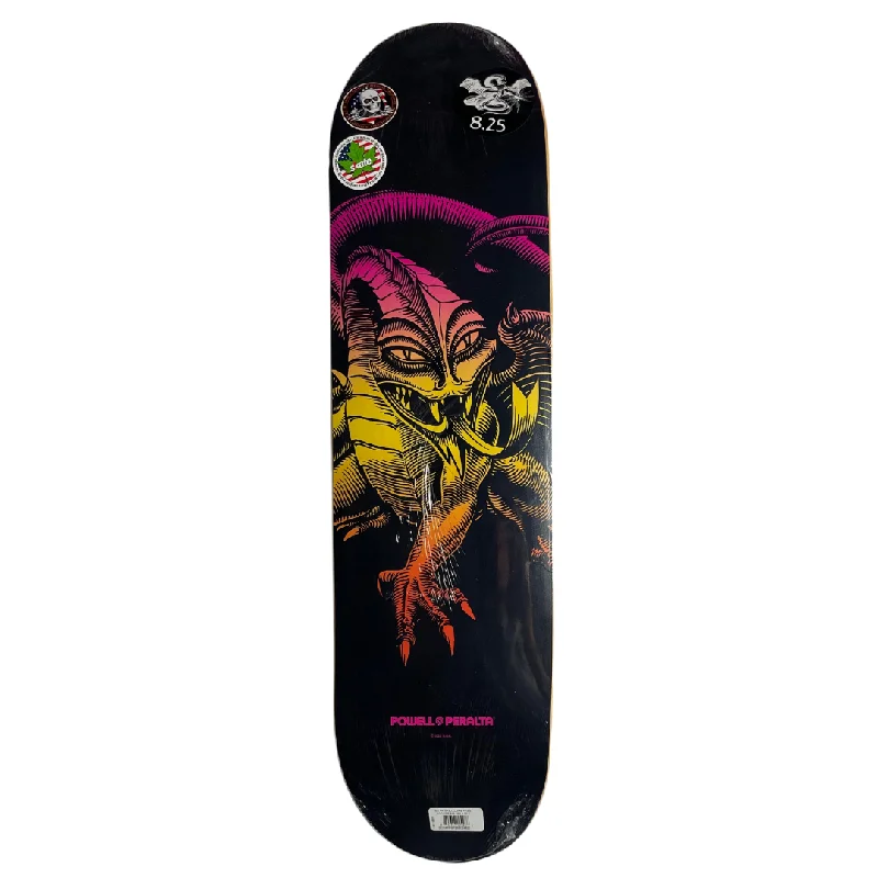 Custom Skateboard Deck For Custom Size-Powell Peralta - Caballero - Dragon Fade - 8.25" - BLK/ORG