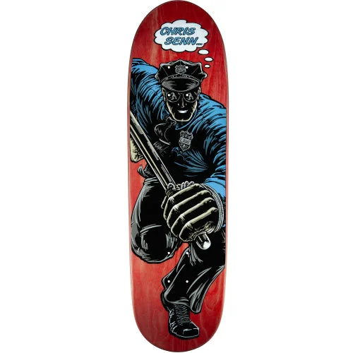 Custom Skateboard Deck For Outdoor Skateboarding-Powell Peralta Chris Senn Cop Reissue Skateboard Deck 9.13"