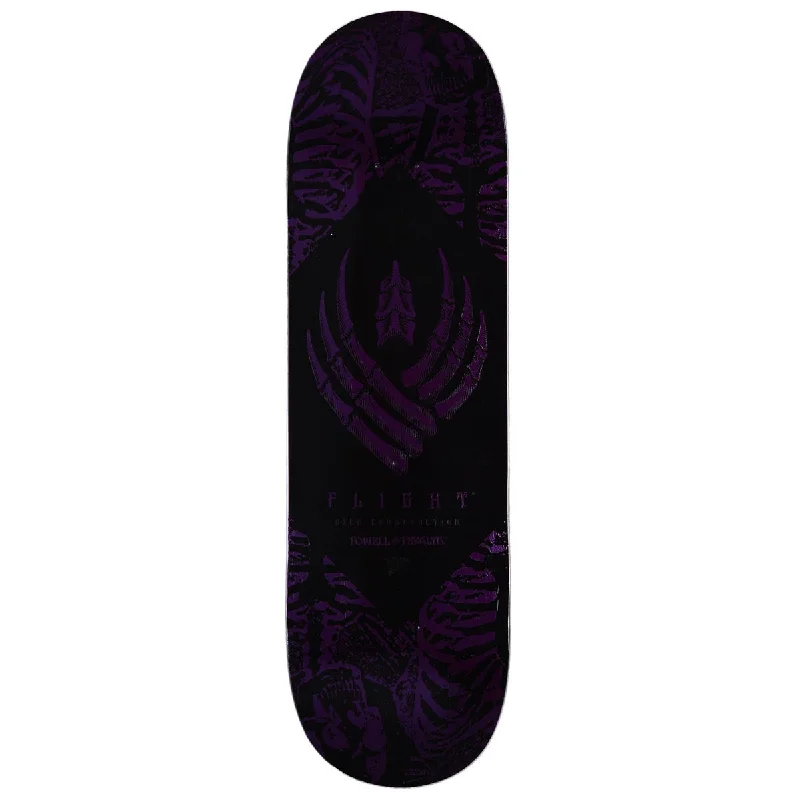 Custom Skateboard Deck For Modern Skaters-Powell-Peralta Flight Skeleton Skateboard Deck - Purple Foil - 9.00"