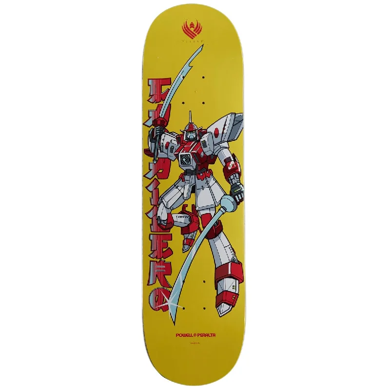 Personalized Skateboard Deck For Signature Graphic Design-Powell-Peralta Flight Steve Caballero Gundam Skateboard Deck - Yellow - 8.25"