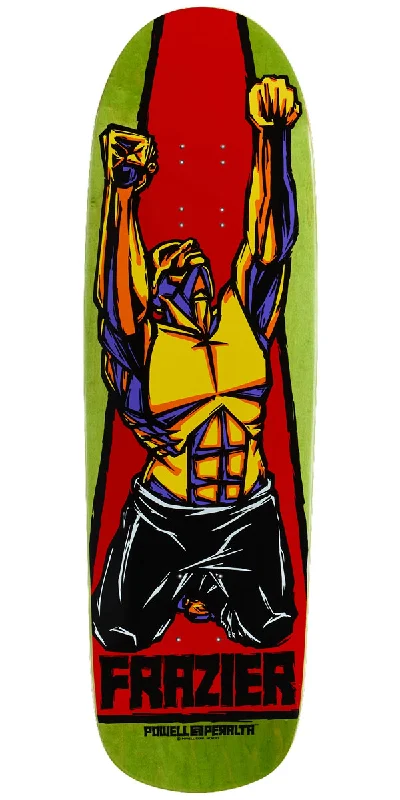 Custom Skateboard Deck For Custom Themes-Powell-Peralta Mike Frazier Yellow Man 02 Skateboard Deck - Green Stain - 9.50"