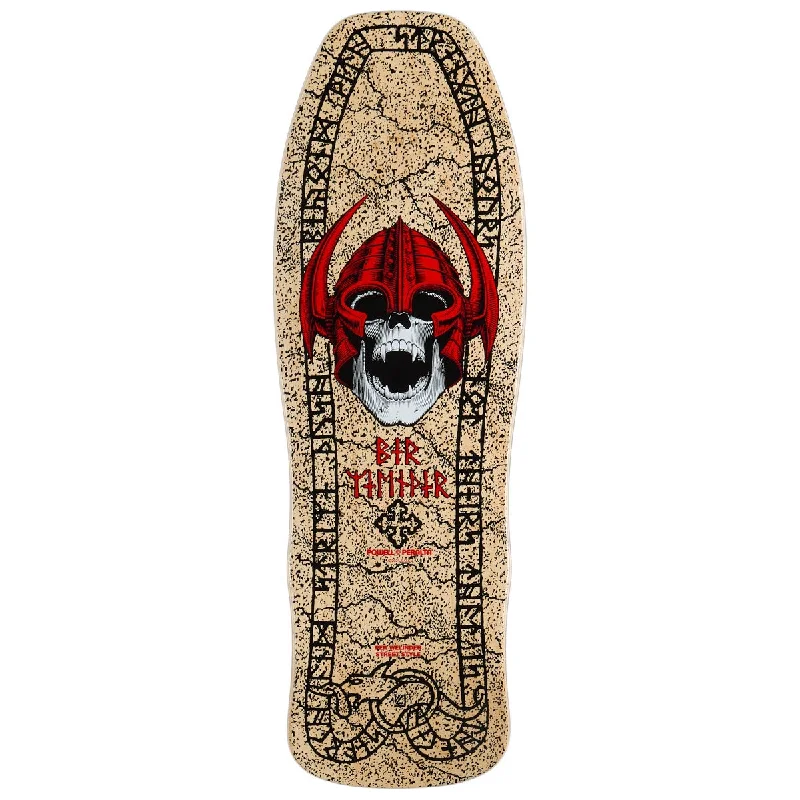 Custom Skateboard Deck For High-Performance Boards-Powell-Peralta Per Welinder Nordic Skull 10 Skateboard Deck - Natural - 9.625"