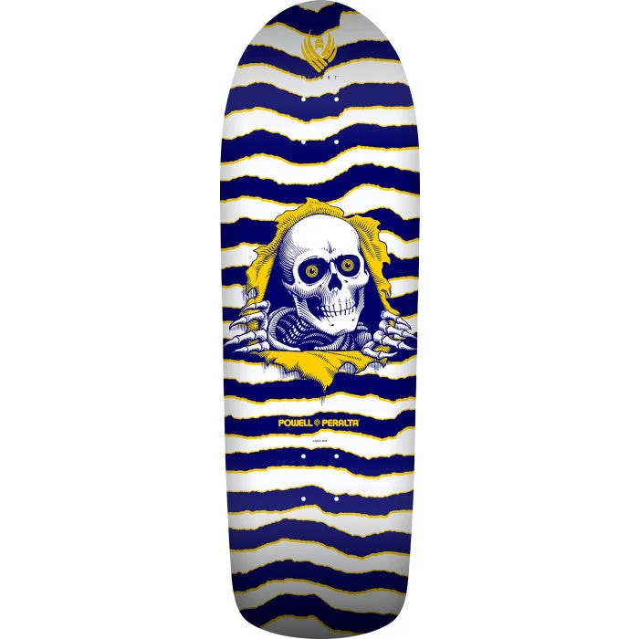 Custom Skateboard Deck For College Students-Powell Peralta - Ripper 6 - Flight - 9.7 - Blu/Wht