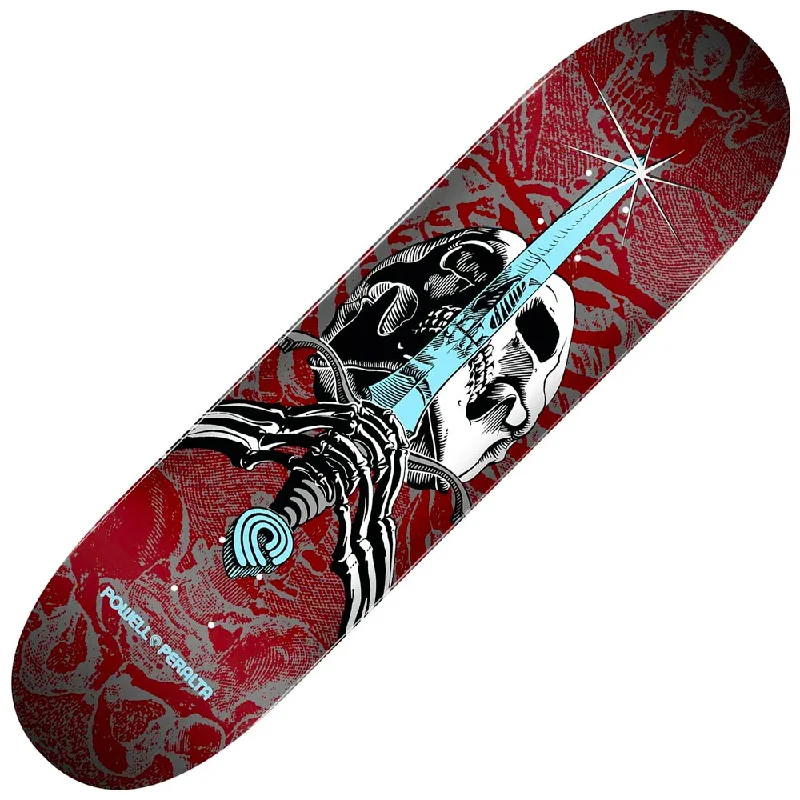 Personalized Skateboard Deck For Quick Tricks-Powell Peralta Skull & Sword Deck 7.5"