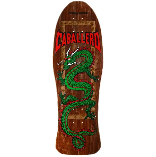 Custom Skateboard Deck For Urban Skating-Powell Peralta Steve Caballero Chinese Dragon Brown Stain Reissue Skateboard Deck 10"