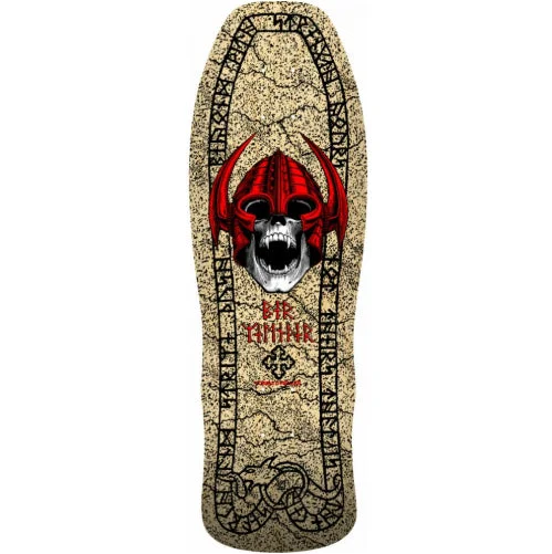 Personalized Skateboard Deck For Street Graphics-Powell Peralta Per Welinder Nordic Skull Natural Reissue Skateboard Deck 9.625"