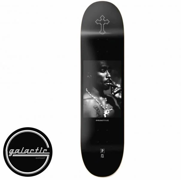 Personalized Skateboard Deck For Old-School Skating-Primitive 2Pac Platinum Deck 8.25"