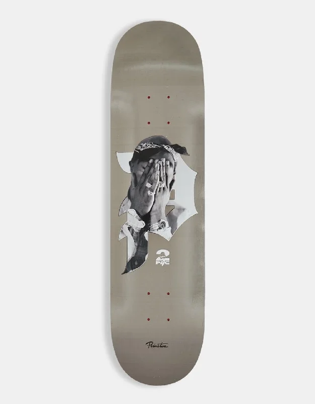 Personalized Skateboard Deck With Pop Culture Graphics-Primitive x Tupac Brilliance Skateboard Deck - 8.125"