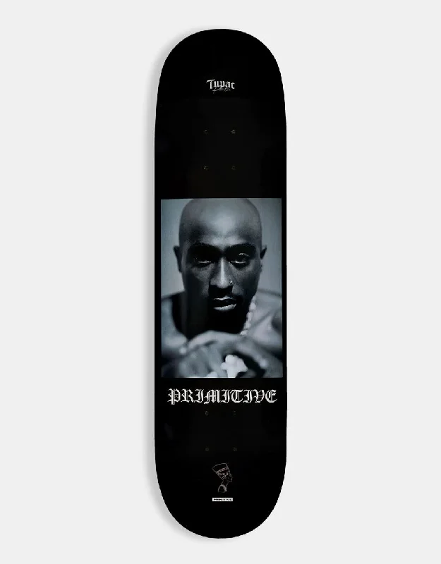 Custom Skateboard Deck For Trick Skaters-Primitive x Tupac Royalty Skateboard Deck - 8.5"