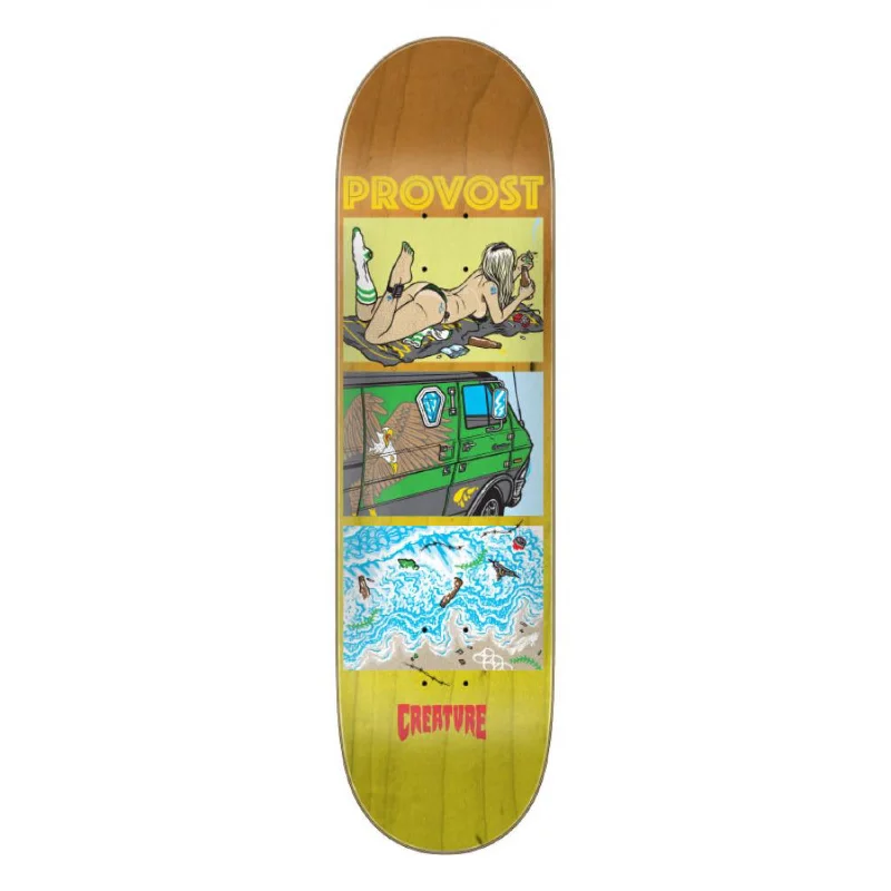 Custom Skateboard Deck With Professional Graphics-Provost Hesh Coast Deck 8.5