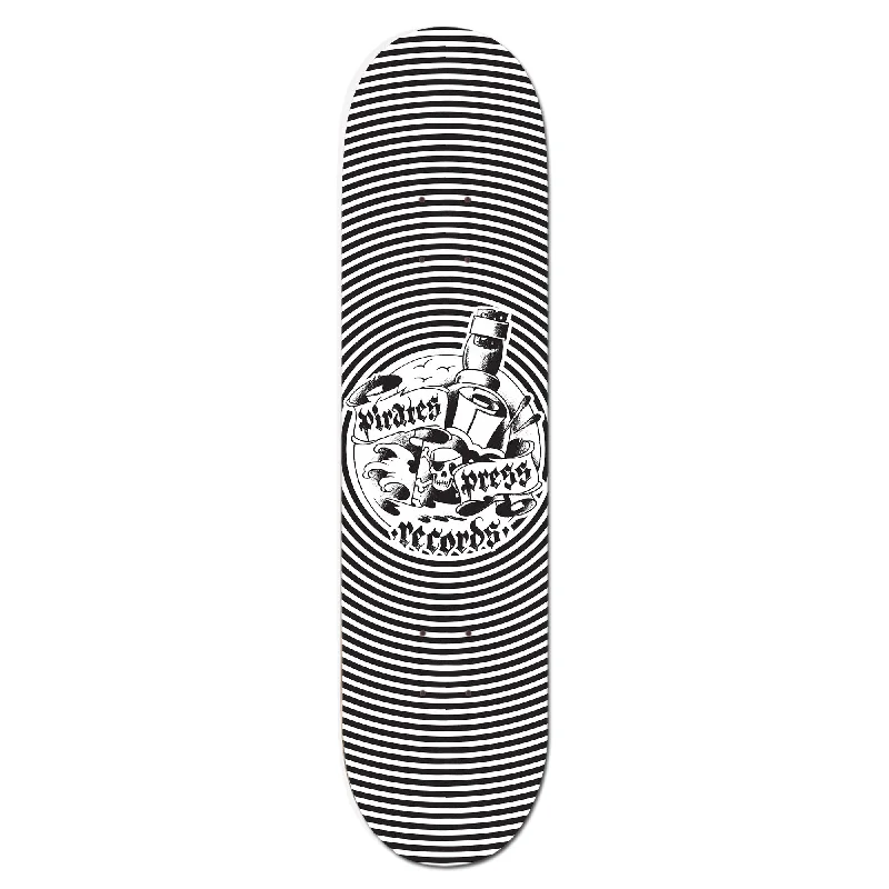 Custom Skateboard Deck For Graphic Designers-Pirates Press Records - Bottle - Skateboard Deck