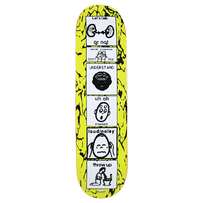 Personalized Skateboard Deck For Top Performance-Quasi Gilbert Crockett Puker Deck 8.25" B