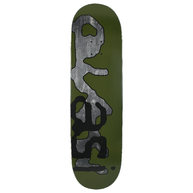 Personalized Skateboard Deck For Artistic Skateboards-Quasi Lowercase Deck 8.75" Olive