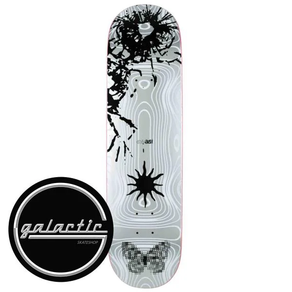 Personalized Skateboard Deck For Street Rides-Quasi TM Metal (Silver) Deck 8.125"