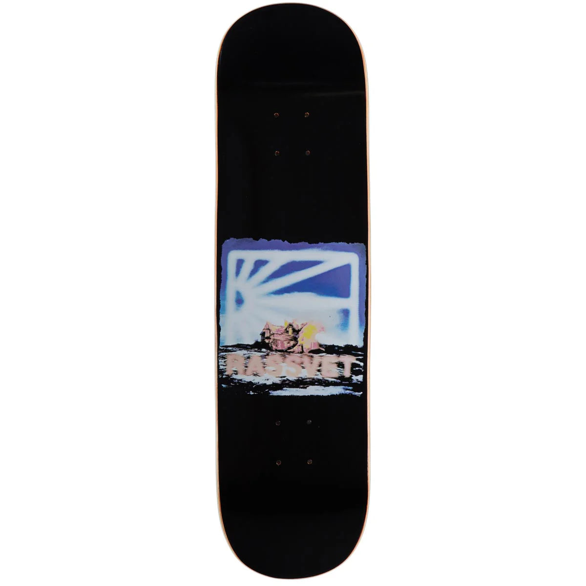 Personalized Skateboard Deck For Street Rides-Rassvet On Fire Deck - 8.375