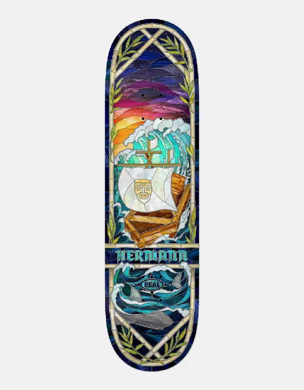 Personalized Skateboard Deck For Urban Skating-Real Herman Cathedral Skateboard Deck - 8.38"