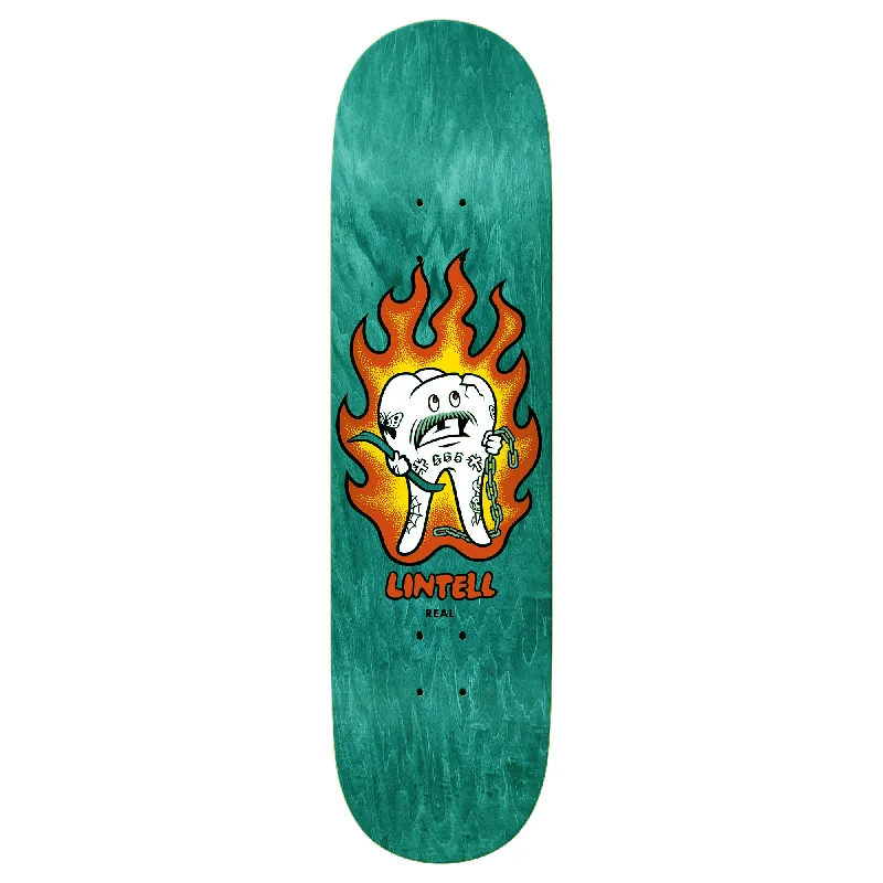 Custom Skateboard Deck For Skateparks-Real Lintell EZ Riders Mascot Deck - 8.5