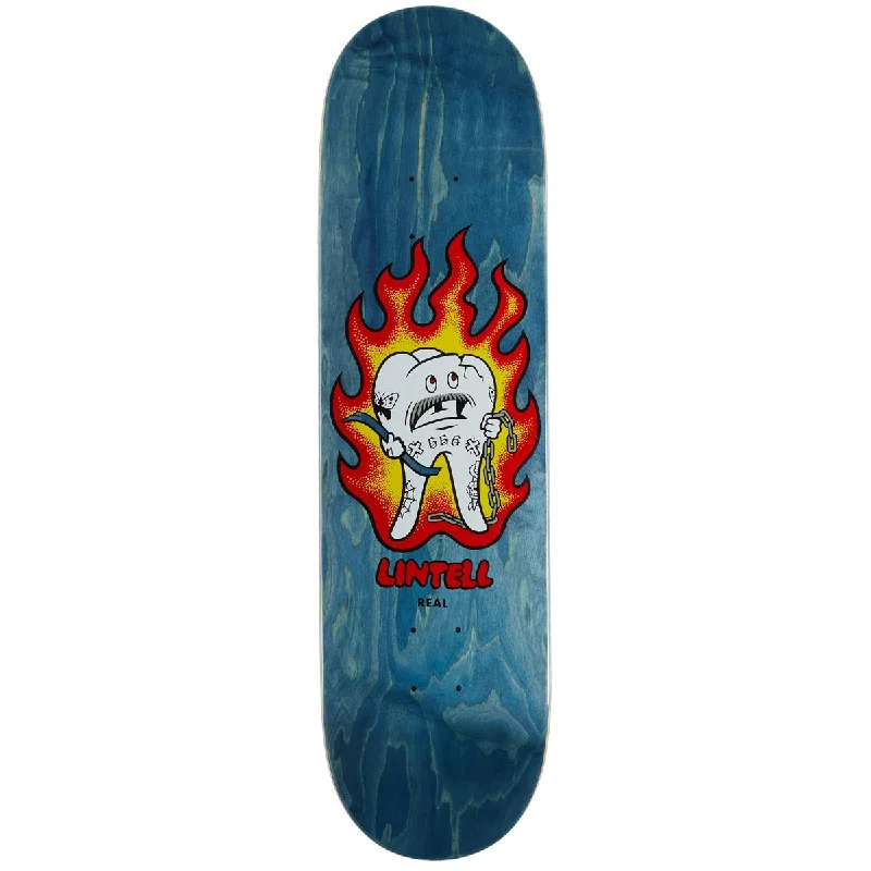 Personalized Skateboard Deck For Skateboarding Enthusiasts-Real Lintell Mascot Skateboard Deck - 8.50"