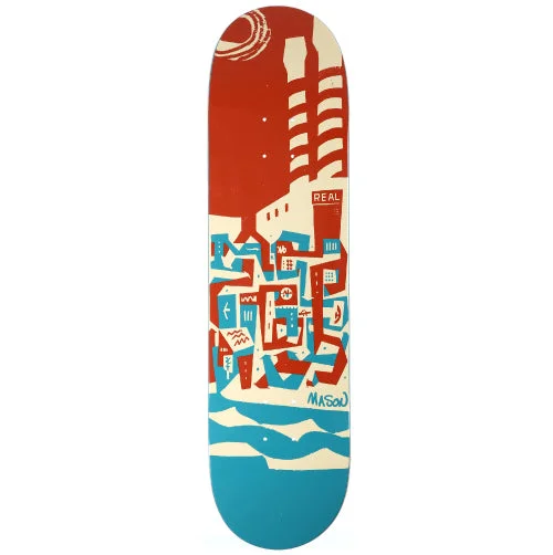 Custom Skateboard Deck With Professional Graphics-Real Mason X Barneclo Skateboard Deck 8.28"