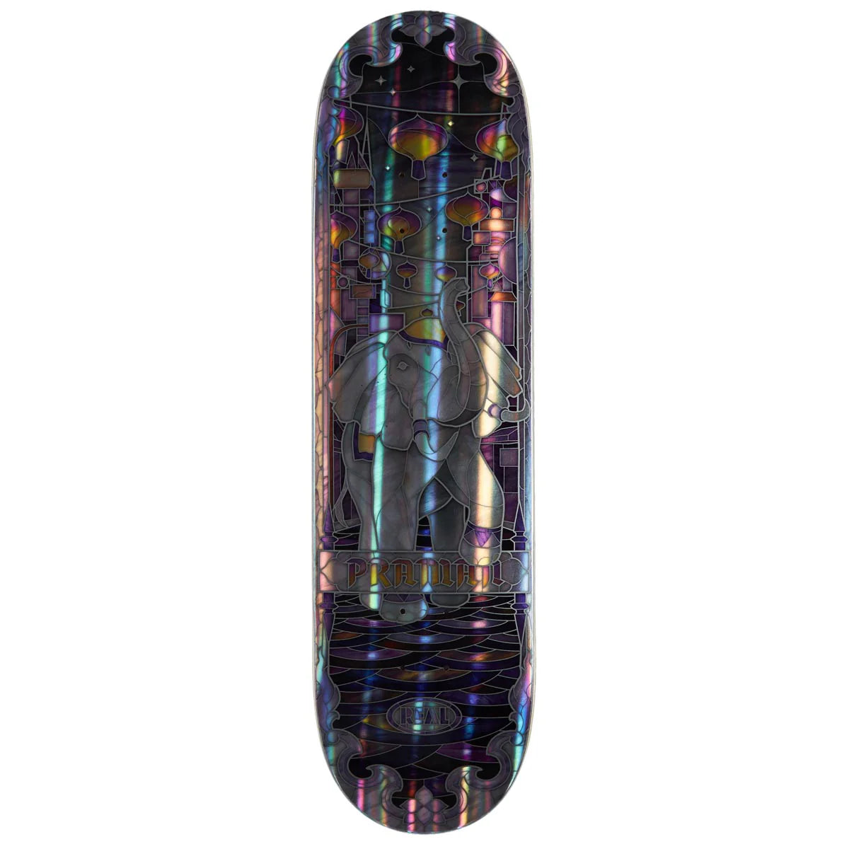 Personalized Skateboard Deck For Artistic Skateboards-Real - Praman - Holo Cathedral - 8.5