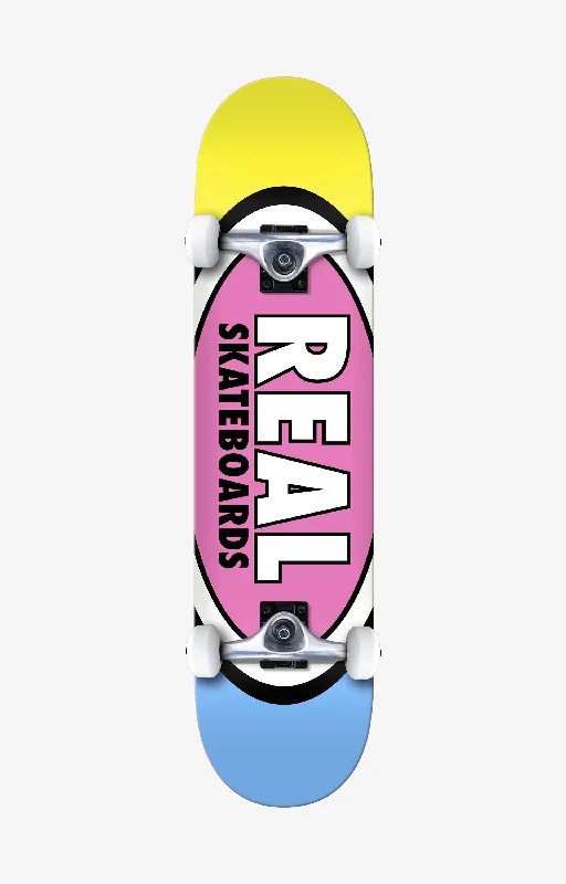 Personalized Skateboard Deck For Beginners-Real Team Edition Oval Complete Deck, 7.3"