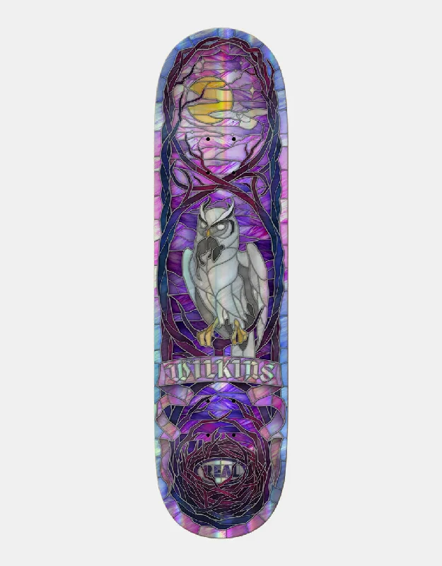 Personalized Skateboard Deck With Urban Artwork-Real Wilkins Holo Cathedral Skateboard Deck - 8.5"