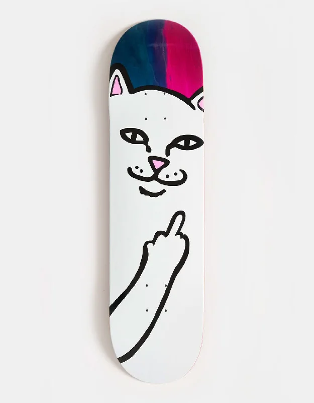 Custom Skateboard Deck For Board Riders-RIPNDIP Lord Nermal Skateboard Deck - Pink/Blue