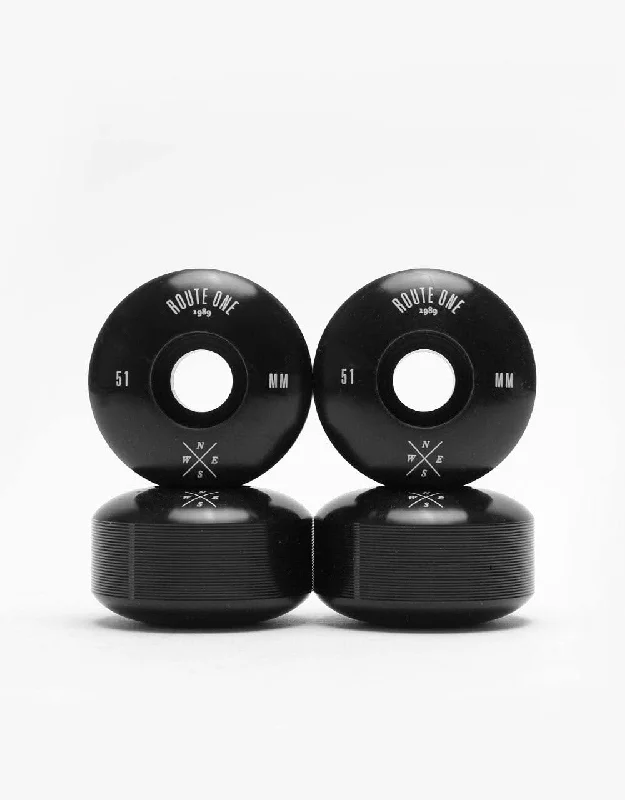 Skateboard Wheels With Unique Designs-Route One Four Corners 102a Skateboard Wheel - 51mm