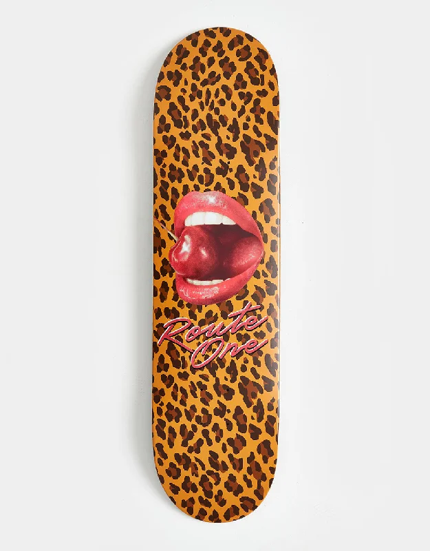 Personalized Skateboard Deck For Skater Art Designs-Route One Lips Skateboard Deck - 8.125"