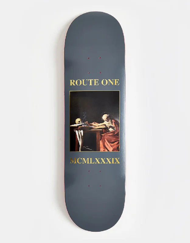 Personalized Skateboard Deck For Custom Skateboards-Route One MCMLXXXIX Smoko Skateboard Deck - 9"