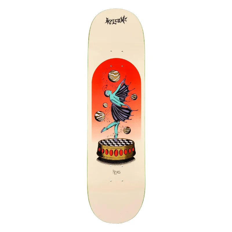 Personalized Skateboard Deck For Long Rides-Ryan Reyes Dancer on Popciscle- Bone/Gold Foil - 8.5"