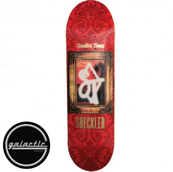 Custom Skateboard Deck For Pop Culture Designs-Sandlot Times Hall Of Fame Sheckler Deck 8.0"