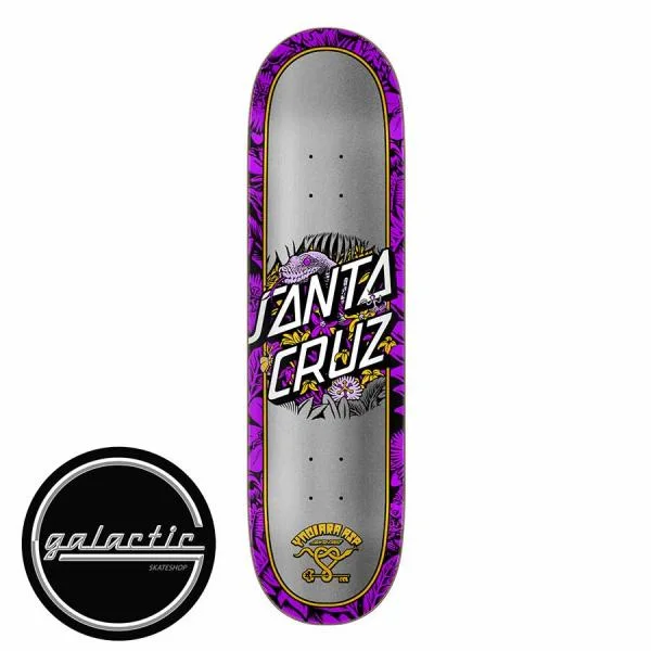 Personalized Skateboard Deck For Trendy Riders-Santa Cruz Asp Flores Dot VX Deck 8.25"