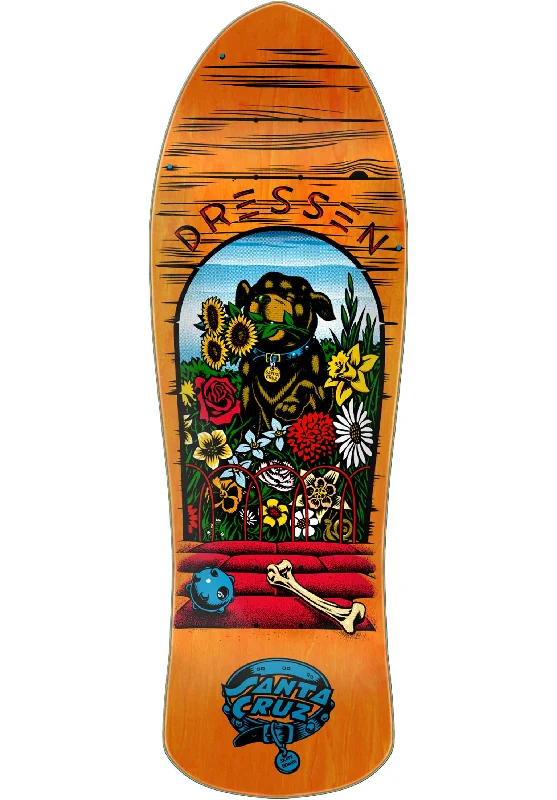 Custom Skateboard Deck For Skating The Streets-Santa Cruz Dressen Pup 9.5" Re-Issue Deck