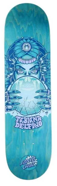 Custom Skateboard Deck With Premium Wood-Santa Cruz Fabiana Delfino Fortune Teller Deck 8.25 in