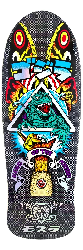 Personalized Skateboard Deck For Skater Look-Santa Cruz - Godzilla - Mothra Natas - 10.538