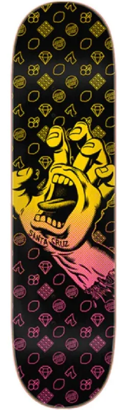 Custom Skateboard Deck For Competition Use-Santa Cruz Jackpot Hand Hard Rock Maple Deck 8 in