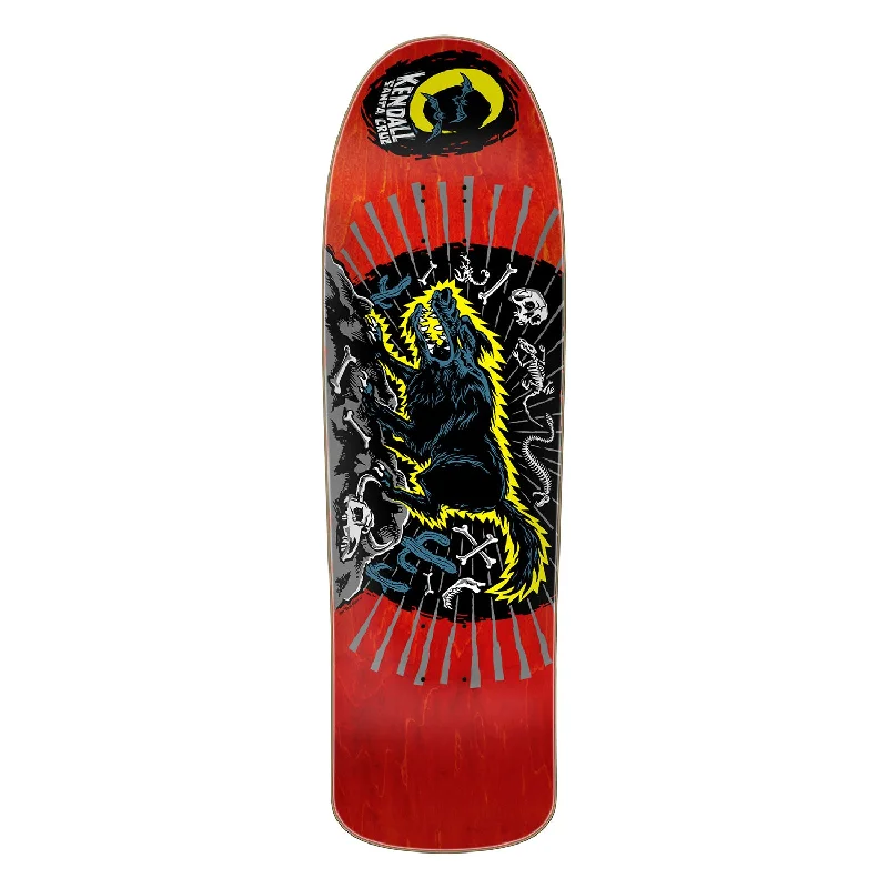 Custom Skateboard Deck For Limited Edition-Santa Cruz Jeff Kendall Wolf Reissue Deck 9.28" x 31.45"