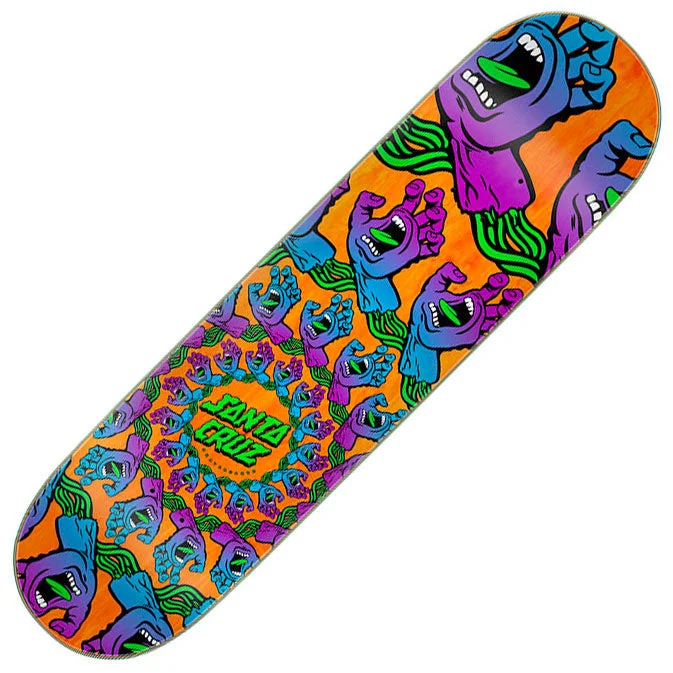 Custom Skateboard Deck For Classic Skate Style-Santa Cruz Mandala Hand Deck 8.125"