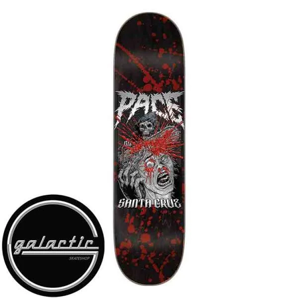 Personalized Skateboard Deck With Cool Graphics-Santa Cruz Pace Chainsaw Pro Deck 8.25"