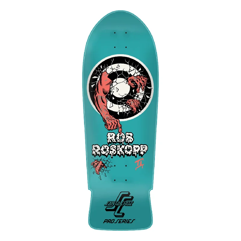 Personalized Skateboard Deck For Street Wear-Santa Cruz Rob Roskopp Two Reissue Deck 10.35" x 30.06"