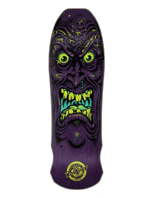 Personalized Skateboard Deck For Indoor Skating-Santa Cruz Roskopp Face Reissue Deck 9.5 in