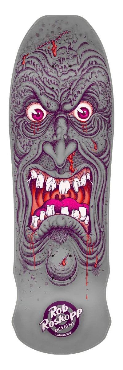 Custom Skateboard Deck For Collectible Boards-Santa Cruz - Roskopp - Florian Reissue - 9.5"