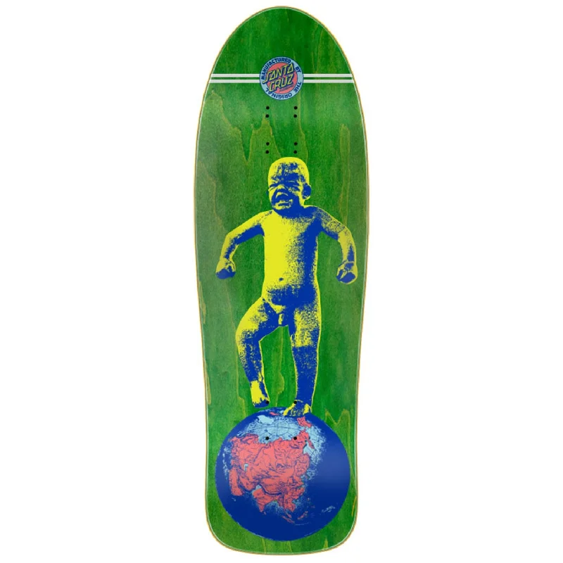 Custom Skateboard Deck For Urban Lifestyle-Santa Cruz Salba Baby Stomper Reissue Shaped Deck 10.09" x 31.97"