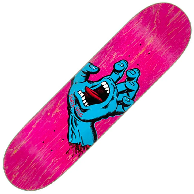 Personalized Skateboard Deck For Custom Skateboards-Santa Cruz Screaming Hand Deck 7.8"