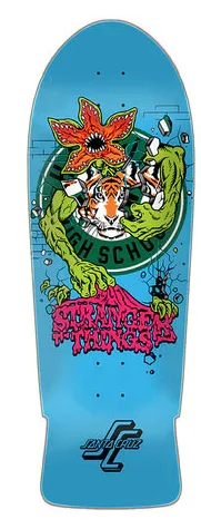 Custom Skateboard Deck For Classic Skate Style-Santa Cruz Stranger Things Roskopp Demogorgan Deck 10.25 in